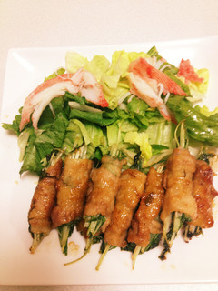 水菜の肉巻き-レシピのメイン写真