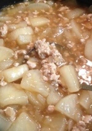 好きなだけ大根のそぼろあんかけ-レシピのメイン写真
