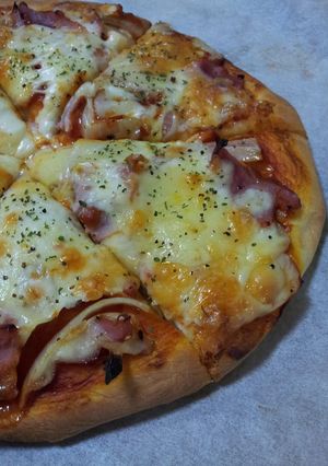 お家で簡単☆ベーコンチェダーピザ☆-レシピのメイン写真