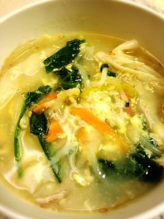 野菜たっぷり♪簡単♪餃子スープ-レシピのメイン写真