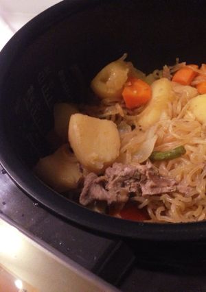 炊飯器で簡単、肉じゃが-レシピのメイン写真
