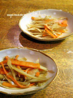 ごぼうと人参の甘酢✿きんぴら-レシピのメイン写真