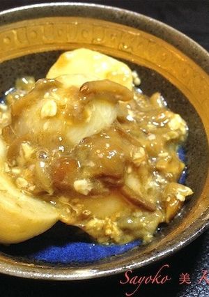 里芋となめこの甘味噌煮-レシピのメイン写真