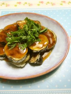 揚げナスのみたらし餡かけ♡-レシピのメイン写真