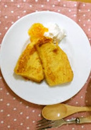 ヘルシー＆ふわとろ☆フレンチトースト-レシピのメイン写真