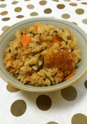 貝ひも･芽ひじきの炊き込みご飯-レシピのメイン写真