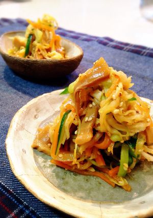 まるでクラゲ♬メンマと切り干しの和え物-レシピのメイン写真