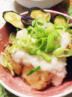 ナス揚げダシ豆腐♩-レシピのメイン写真