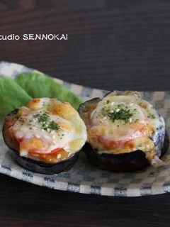 簡単☆秋茄子の田楽チーズ焼き-レシピのメイン写真