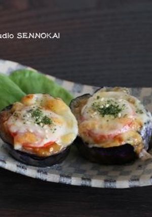 簡単☆秋茄子の田楽チーズ焼き-レシピのメイン写真