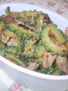 ゴーヤと豚肉の甘味噌豆鼓炒め。-レシピのメイン写真