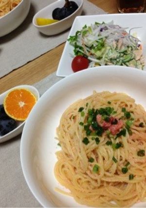 たらこたっぷり和風パスタ-レシピのメイン写真