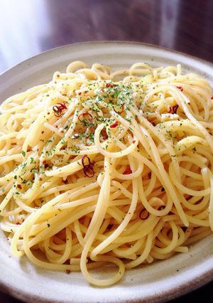 乳化が大事らしいペペロンチーノ♪-レシピのメイン写真