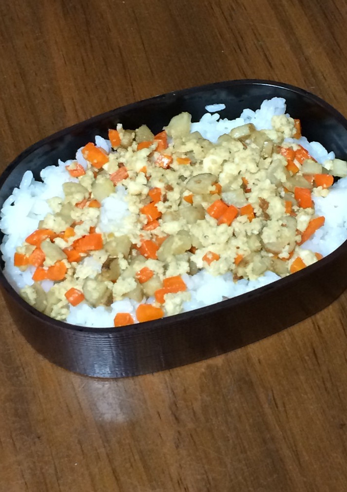 凍り豆腐と根菜のそぼろ-レシピのメイン写真