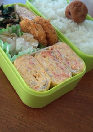 シラス＆カニカマの美味しい卵焼き♡-レシピのメイン写真