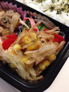 玉ねぎとコーンだけのミニかき揚げ☆お弁当-レシピのメイン写真