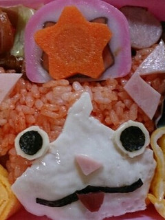 ジバニャン☆お弁当 妖怪ウォッチキャラ弁-レシピのメイン写真