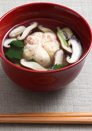 香り箱と豆腐のつみれ　お吸い物-レシピのメイン写真