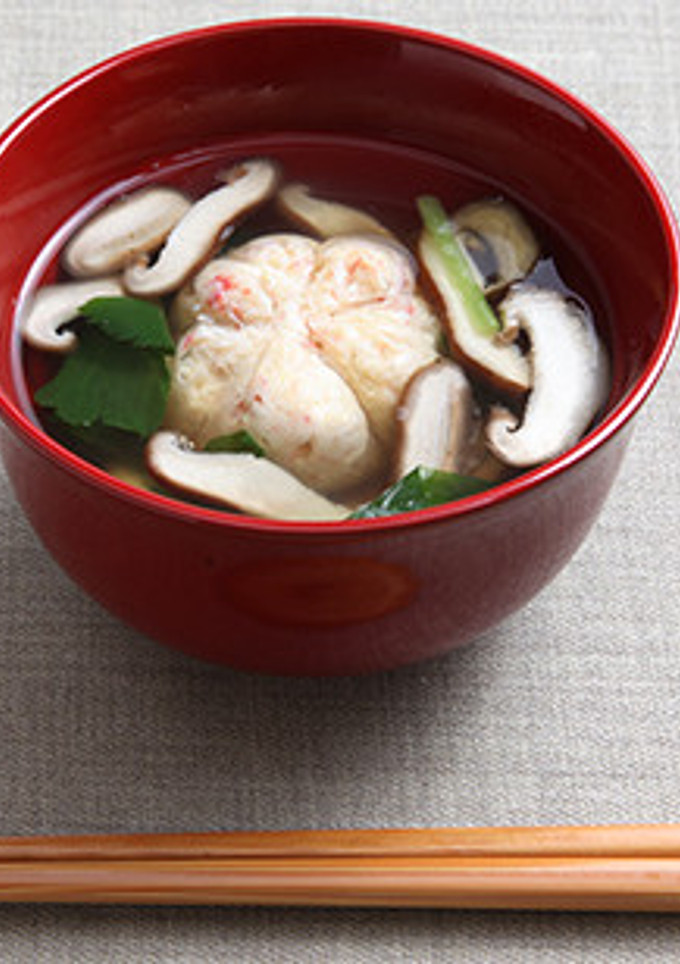 香り箱と豆腐のつみれ　お吸い物-レシピのメイン写真