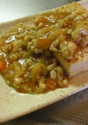 ボリュームおかず！豆腐のあんかけステーキ-レシピのメイン写真