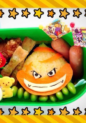 妖怪ウォッチキャラ弁鬼食い簡単 おにくい-レシピのメイン写真