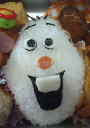 きゃら弁♪アナ雪オラフ-レシピのメイン写真