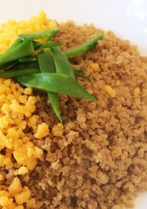 3色鶏そぼろご飯-レシピのメイン写真