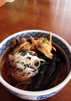 舞茸の天ぷら蕎麦-レシピのメイン写真