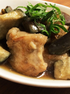 鳥と茄子の煮浸し-レシピのメイン写真