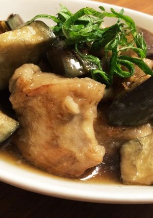 鳥と茄子の煮浸し-レシピのメイン写真
