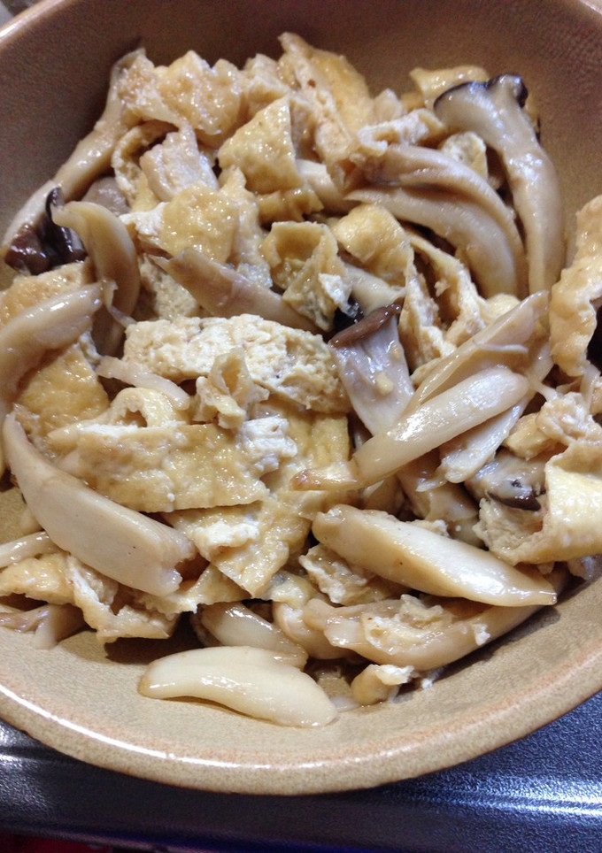 エリンギと油揚げの煮物-レシピのメイン写真