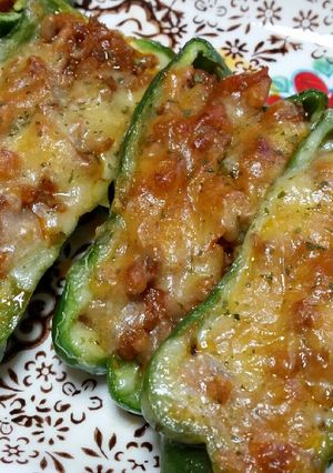 ピーマンの肉詰め-レシピのメイン写真