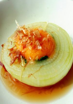 簡単♪レンジDE♪月見＊たまねぎ-レシピのメイン写真