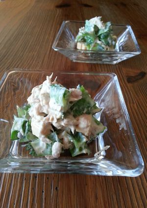 なにこれ？四角いよ！四角豆とツナのサラダ-レシピのメイン写真