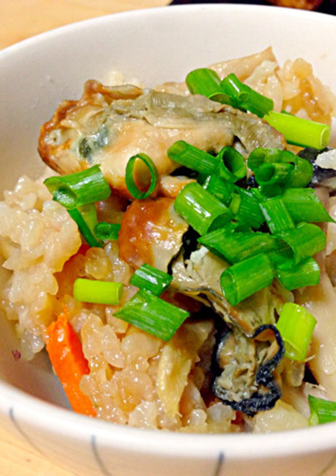 生姜香る〜牡蠣ときのこの炊き込み御飯♪-レシピのメイン写真