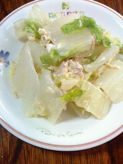 簡単☆白菜とツナの玉子とじ-レシピのメイン写真