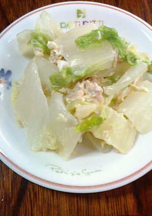 簡単☆白菜とツナの玉子とじ-レシピのメイン写真