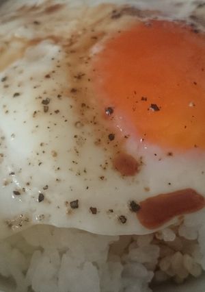 目玉焼きごはん-レシピのメイン写真