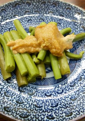 山菜わらびのくるみからし和え-レシピのメイン写真