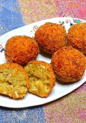☆グリーンカレー コロッケ☆-レシピのメイン写真