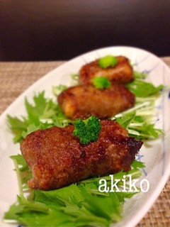 お豆腐の肉巻きオイスターソース焼き-レシピのメイン写真