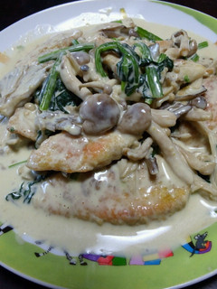 鶏肉ときのこのカレークリーム煮-レシピのメイン写真