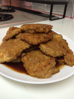 パパの料理「鳥のハンバーグ」-レシピのメイン写真
