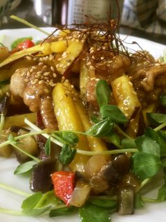 ☆豚肉とサツマイモの甘辛炒め☆-レシピのメイン写真