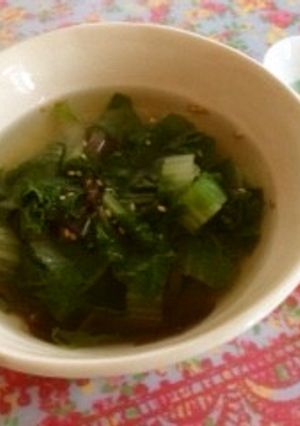 簡単！白菜と生きくらげの中華スープ-レシピのメイン写真