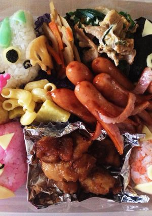 妖怪ウオッチ 運動会のお弁当-レシピのメイン写真