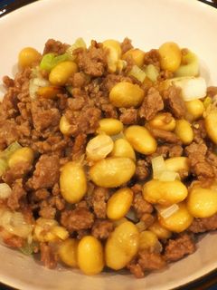 ★簡単★大豆と豚挽肉の味噌炒め-レシピのメイン写真