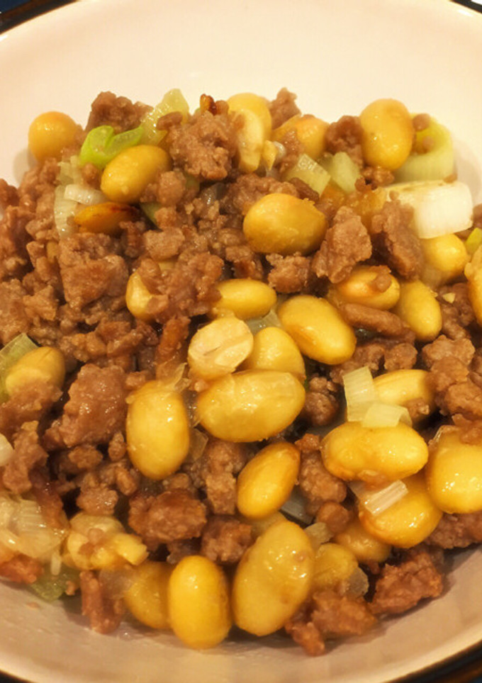 ★簡単★大豆と豚挽肉の味噌炒め-レシピのメイン写真
