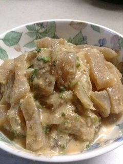 せおmama手づくりコンニャクの酢みそ♪-レシピのメイン写真