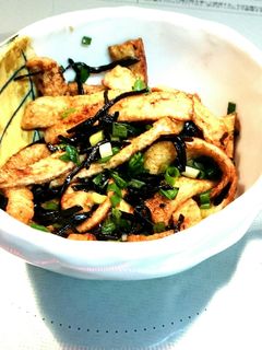 油揚げと昆布の佃煮炒め-レシピのメイン写真